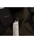 Dolce & Gabbana Green Cotton DG Love Blouson Coat Jacket