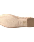 Dolce & Gabbana Beige Floral Lace Loafers Flats Shoes