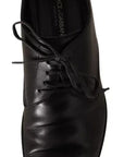 Dolce & Gabbana Black Leather Derby Dress Formal Shoes