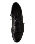 Dolce & Gabbana Black Leather Derby Dress Formal Shoes