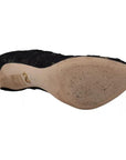 Dolce & Gabbana Black Stretch Socks Taormina Lace Boots Shoes