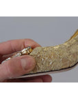 Dolce & Gabbana Gold Taormina Lace Crystal Heels Pumps Shoes