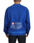 Dolce & Gabbana Blue DGWAY Cotton Crewneck Pullover Sweater