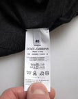 Dolce & Gabbana Dark Gray Cashmere Crewneck Pullover Sweater