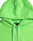 Dolce & Gabbana Neon Green Logo Pullover Hooded Sweatshirt Sweater