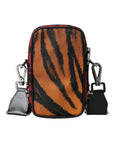 Dolce & Gabbana Multicolor Tiger Print Nylon Logo Cross Body Bag