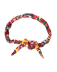 Dolce & Gabbana Multicolor Carretto Print Waist Belt