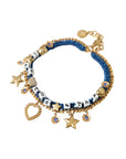 Dolce & Gabbana Gold Tone Brass Chain Iam The Star Bracelet