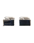 Dolce & Gabbana Silver Plated Metal Brass Pin Men Cufflinks