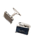 Dolce & Gabbana Silver Plated Metal Brass Pin Men Cufflinks