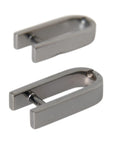 Dolce & Gabbana Silver Plated Metal Brass Pin Men Cufflinks