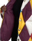 Dolce & Gabbana Multicolor Windbreaker Puffer Jacket Men
