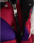 Dolce & Gabbana Multicolor Logo Windbreaker Puffer Jacket