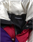 Dolce & Gabbana Multicolor Logo Windbreaker Puffer Jacket