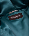 Dolce & Gabbana Multicolor Floral Windbreaker Puffer Jacket