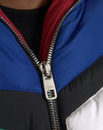 Dolce & Gabbana Multicolor Quilted Hooded Puffer Jacket