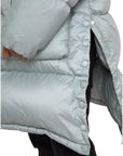 Dolce & Gabbana Light Blue Quilted Hooded Puffer Jacket Men