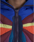 Dolce & Gabbana Multicolor Butterfly Hooded Puffer Jacket