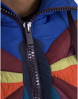 Dolce & Gabbana Multicolor Butterfly Hooded Puffer Jacket