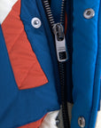 Dolce & Gabbana Multicolor Logo Windbreaker Puffer Jacket