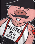 Dolce & Gabbana Black Cotton 2019 Year of the Pig T-shirt