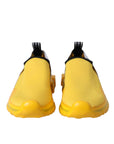 Dolce & Gabbana Yellow Sorrento Slip On Sneakers Women Shoes