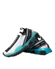 Dolce & Gabbana Black White Blue Slip On Sorrento Sneakers Shoes