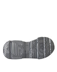 Dolce & Gabbana Silver Iridescent DAYMASTER Leather Sneakers Shoes