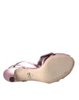 Dolce & Gabbana Pink Keira Crystal Heels Sandals Shoes