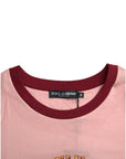 Dolce & Gabbana Pink Cotton Short Sleeves Crew Neck T-shirt