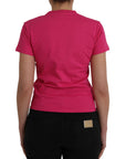 Balenciaga Pink Cotton Crew Neck Short Sleeves Tee Top T-shirt