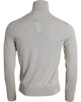 Dolce & Gabbana Pullover Beige Cashmere Turtleneck Sweater