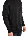 Dolce & Gabbana Black Logo Crewneck Long Sleeve Pullover Sweater