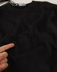 Dolce & Gabbana Black Logo Crewneck Long Sleeve Pullover Sweater