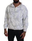 Dolce & Gabbana White Camouflage Hooded Sweatshirt Sweater