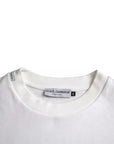 Dolce & Gabbana White Cotton Logo Pullover Sweatshirt Sweater