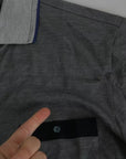 Dolce & Gabbana Gray Collared Silk Polo Top Shirt T-shirt
