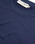 Dolce & Gabbana Royal Blue Round Neck Short Sleeve T-shirt