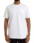 Dolce & Gabbana White Logo Embossed Cotton Crewneck T-shirt