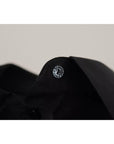Dolce & Gabbana Black Cotton Collared Formal Dress Shirt Top