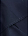 Dolce & Gabbana Blue Long Sleeves Ascot Collar Blouse Top