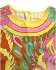 Dolce & Gabbana Multicolor Floral Silk Sleeveless Tank Top