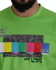Dolce & Gabbana Green Cotton DG CHANNEL Top T-shirt