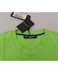 Dolce & Gabbana Green Cotton DG CHANNEL Top T-shirt