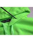 Dolce & Gabbana Neon Green Logo Pullover Hooded Sweatshirt Sweater