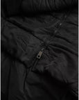 Dolce & Gabbana Black Nylon Hooded Parka Coat Winter Jacket