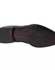 Dolce & Gabbana Black Leather Derby Formal Dress Men Shoes
