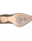 Dolce & Gabbana Bronze Leather Embellished Heels Pumps Shoes