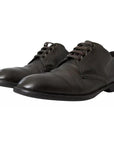 Dolce & Gabbana Green Leather Mens Formal Dress Shoes