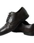 Dolce & Gabbana Green Leather Mens Formal Dress Shoes